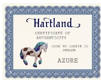 Hartland horse Decorator Azure OOAK