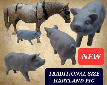 New Hartland unpainted pig figure