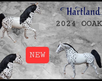 Gliding Hartland appaloosa horse Ooak