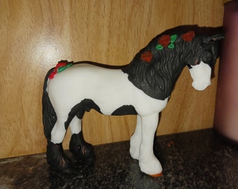 NOt available sold Hartland Norman  horse statue by Laurie Jo Jensen ooak