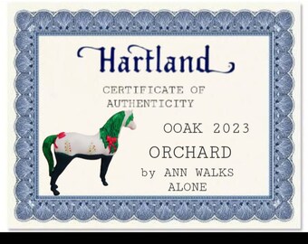 SALE Hartland horse OOAK Orchard