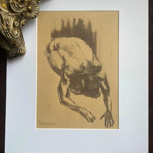 Matted, Signed Print &quot;Submission&quot; | Figure Study—Limited Available