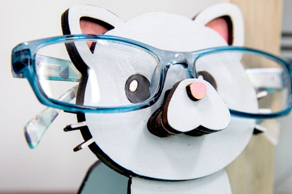 Adorable DIY Glasses Holder - Assembling Glitter Chimp's Cat