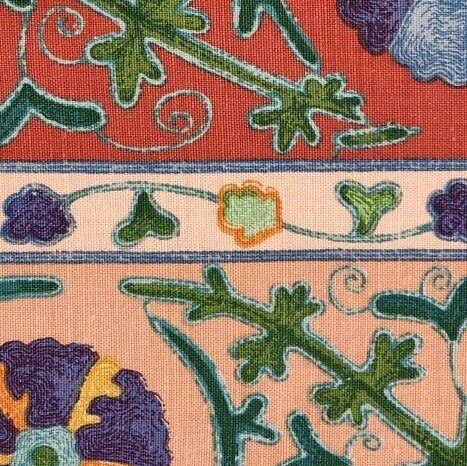 Panneau De Draperie Vintage Cowtan & Tout Avignon Parc - Floral 72x98 Inches
