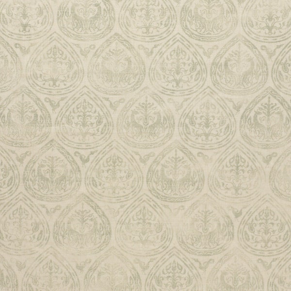 Rose Tarlow Melrose House MONTAGUE Sky / Natural Hemp Luxury Fabric