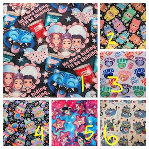 Mens/womens scrub cap - anime tiger cat.   Soft stretchy fabrics except #6.     Choose fabric/style.