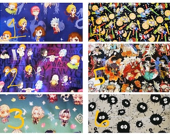 Men's or Women's scrub cap - anime.   Choose fabric / style.