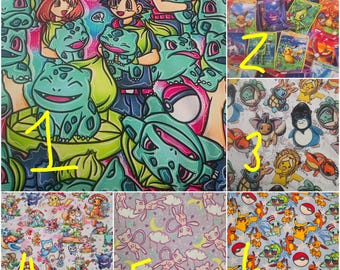 Mens/womens  Medical Scrub Cap/Hat.  Anime poke catch them all.  All stretchy.    Choose fabric/style.