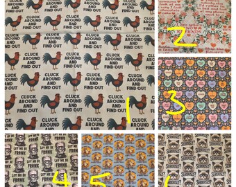 Mens/womens scrub cap- funny sarcastic click around be frank sassy hearts Valentine diddly squat grumpy.  Choose fabric style.