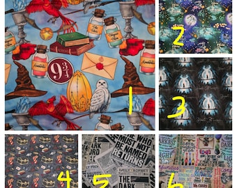 Mens/womens Scrub Cap/Hat.  Wizard magic.  Soft stretchy comfy fabrics.    Choose fabric / style.