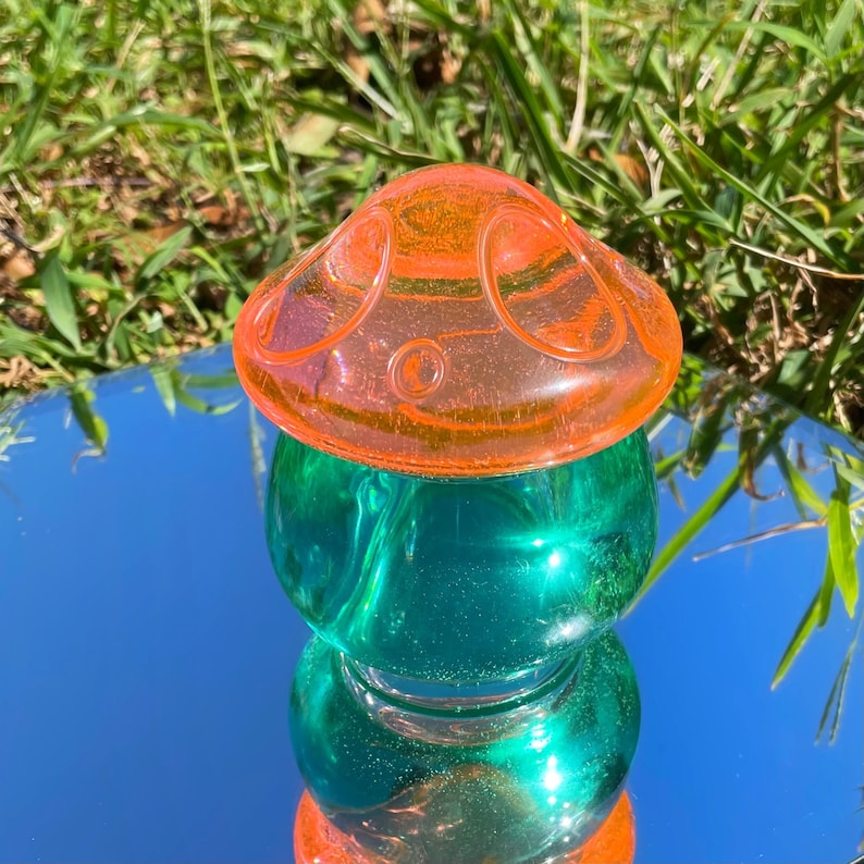 Mushroom Jar Jewelry Resin Jars Mushrooms Decor Home Decor Resin Jars