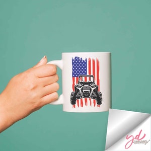 USA Flag ATV SVG: Offroad Vehicle Clipart (Digital Files) image 9