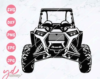 ATV SVG: off-road 4 Wheeler clipart (digitale bestanden)