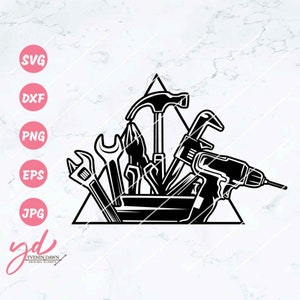 Carpenter Tools Svg | Repairmen Svg | Carpenter Svg | Contractor svg | Builder svg | Carpenter Shirt svg | Repair Tools svg | Cut Files Png