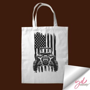 USA Flag ATV SVG: Offroad Vehicle Clipart (Digital Files) image 4