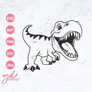 Cute T-rex Svg Png | Trex Svg | Dinosaur Svg | Baby Toddler Kid Shirt | Roaring Dinosaur Svg | Cute Dino Svg Cuttingfile Vector Clipart Png