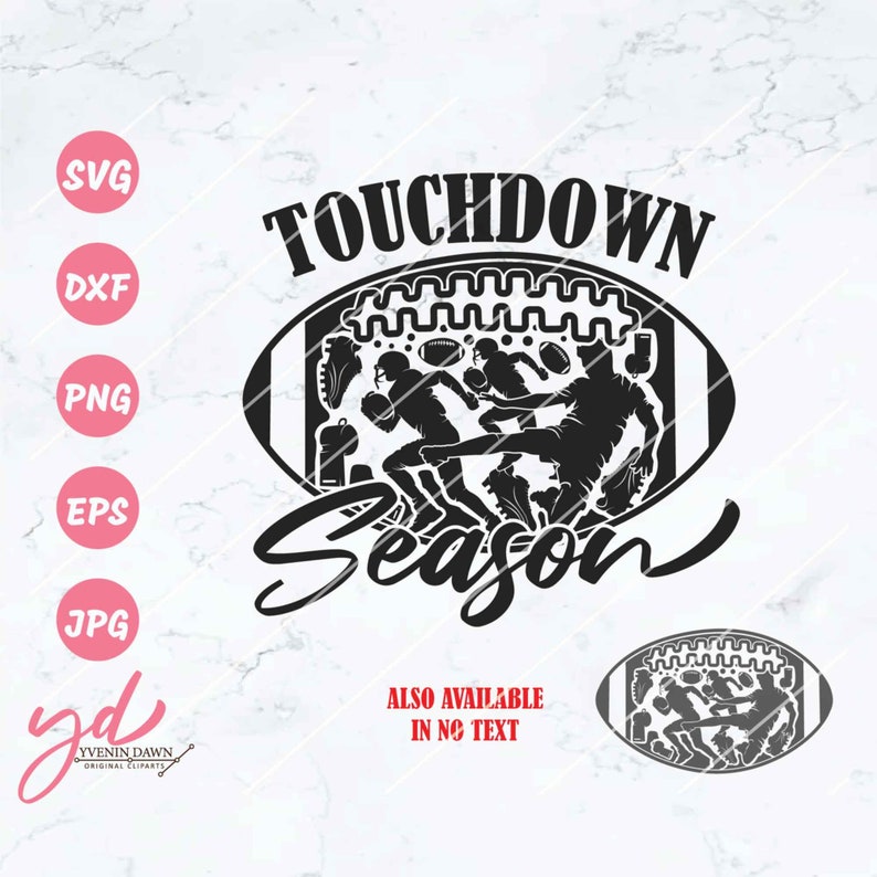 Touchdown Season Svg Png Football Svg Game Day Svg - Etsy