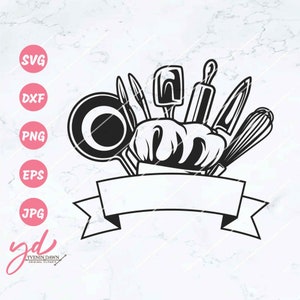 Chef Tools Svg Png | Chef Svg | Cooking Tools Svg | Baking Svg | Chef Dad Svg | Restaurant Monogram Svg | Cook Svg | Chef Clipart Shirt Png