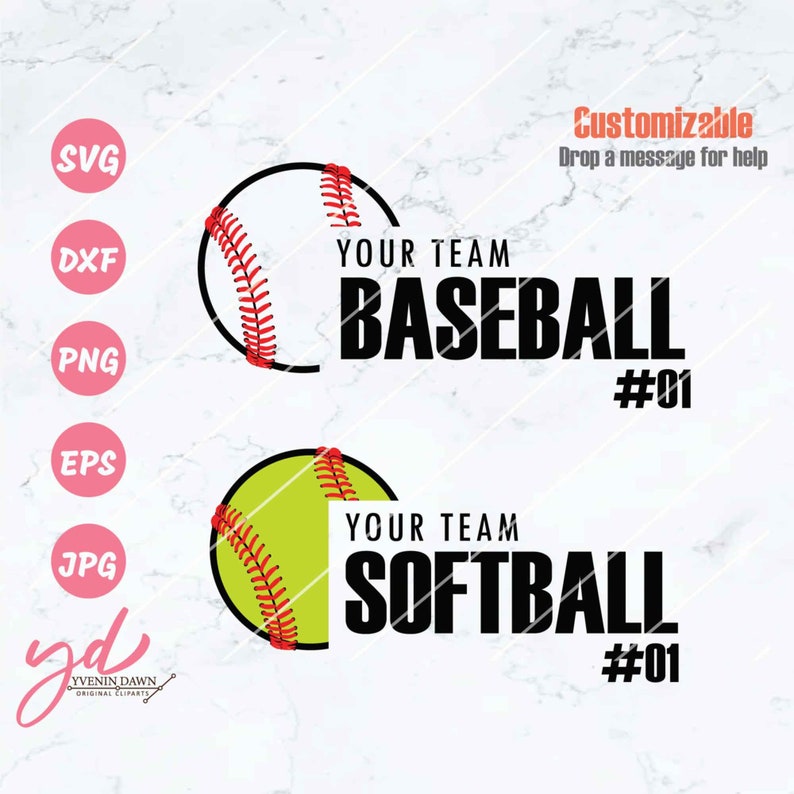 Baseball Svg Softball Svg Baseball Team Shirt Design Etsy