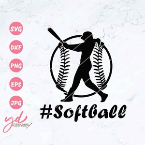 Softball Svg | Sports Svg | Softball Clipart | Softball Sport svg | Softball Png | Softball Vector | Softball Player Svg | Softball Cutfiles