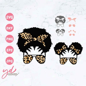 Mom Life Kid Life Svg | Afro Mom Life Svg | Afro Kid Life Svg | Messy Bun Mom Svg | Leopard Print Svg | Mom Life Svg | Mom Life Kid Life Png
