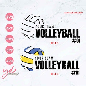 Volleyball Svg | Volleyball Team Shirt Design | Sports Svg | Volleyball Outline | Volleyball Team Svg | Volleyball Player Template Svg | Png