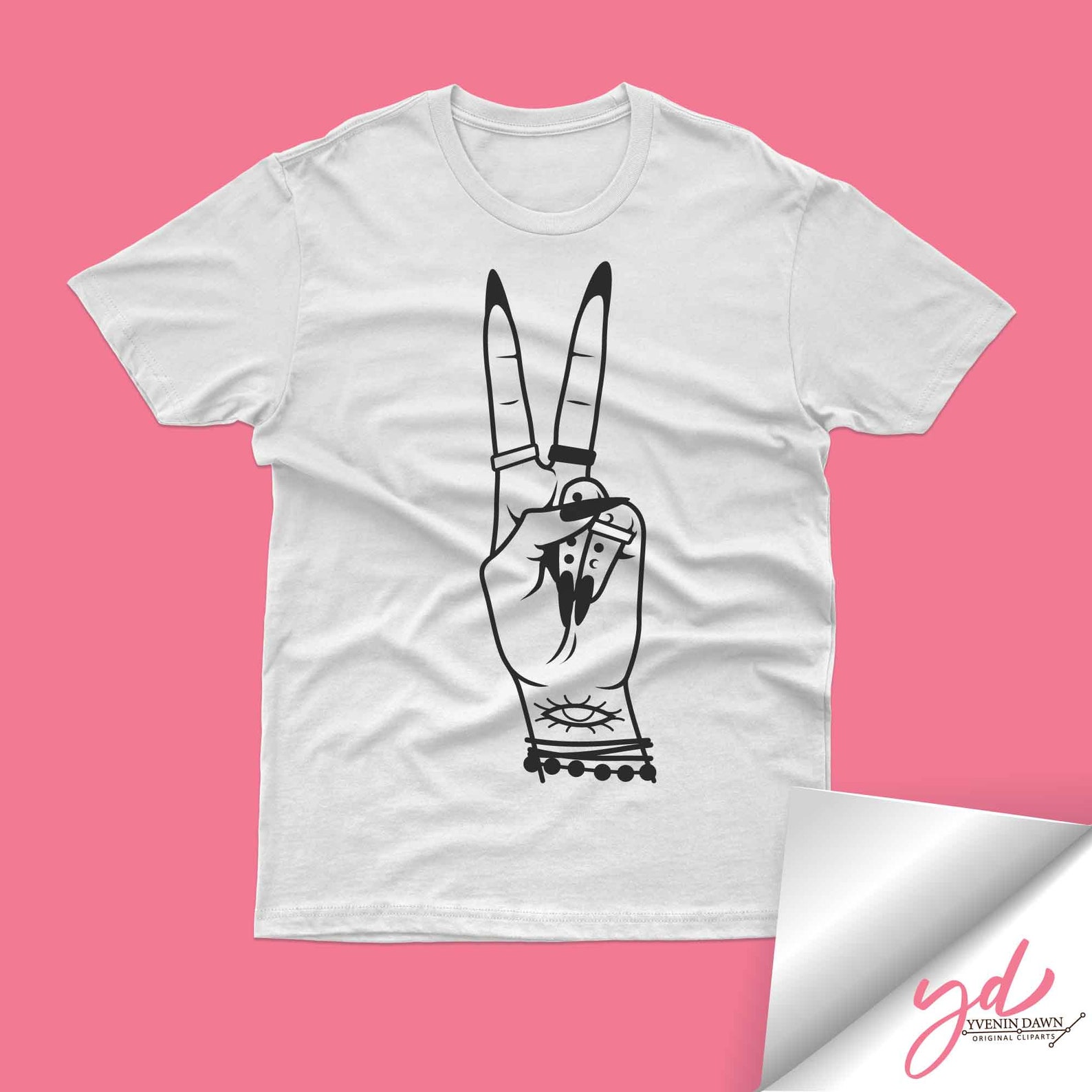 Witch Hands Svg Peace Fingers Peace Sign Rock'n Roll - Etsy
