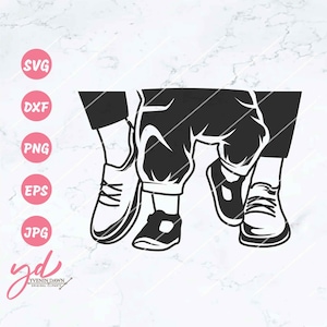 Mama und Baby Spaziergang svg Png | Baby Füße SVG | Muttertag SVG | Mama Mama Mutter SVG | Mutters Shirt Design | Geschenk für Mama | Geschenk Ideen