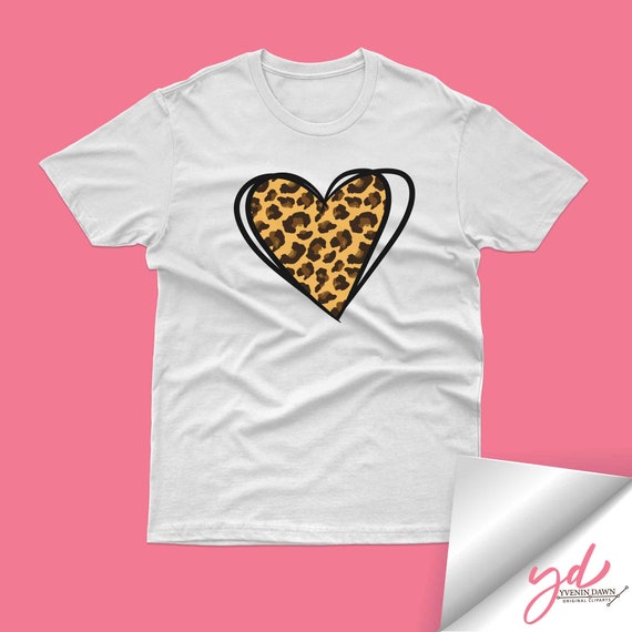 【YEGG】 Leopard heart Tee Leopard Heart Tee | Love & Grace Boutique