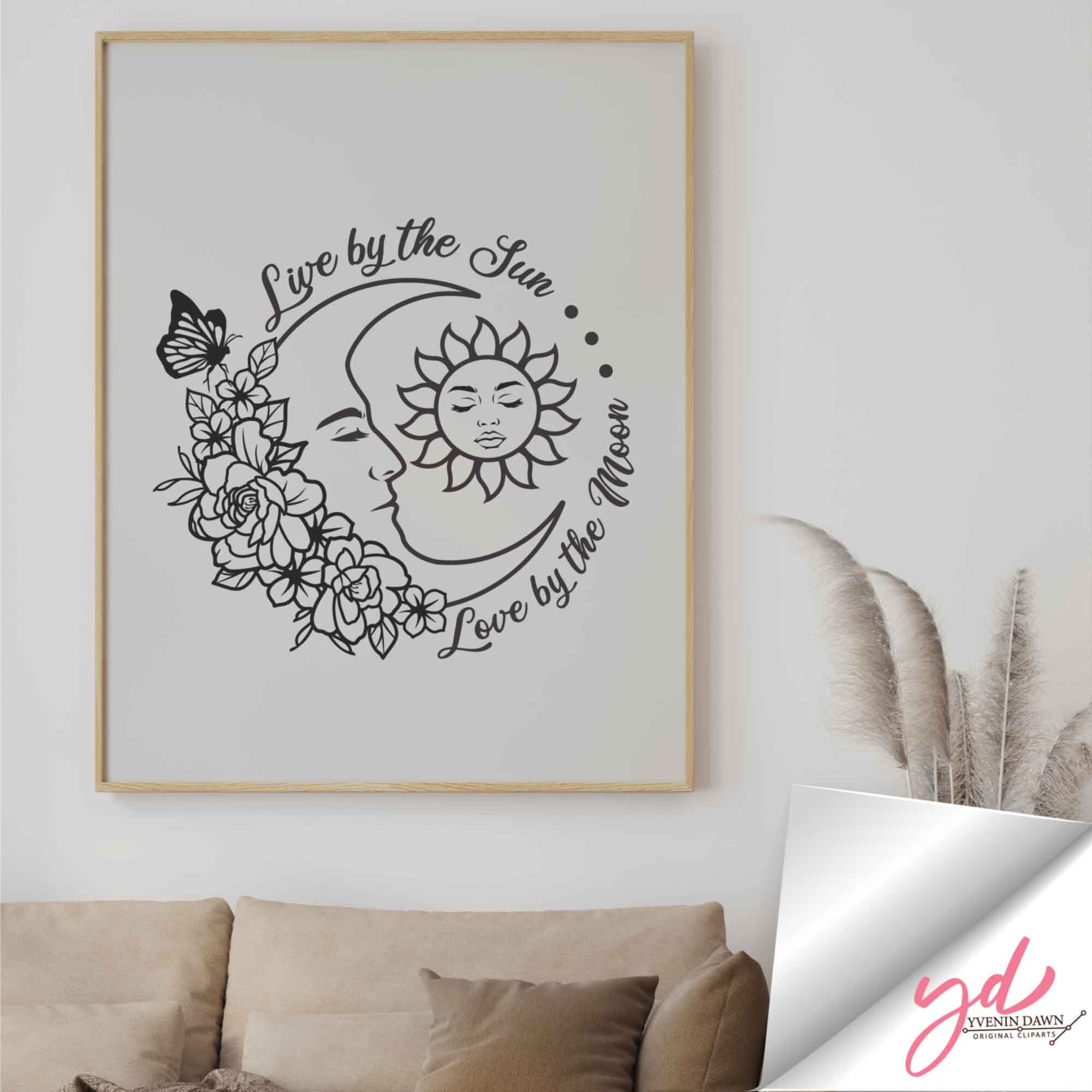 アート・デザイン・音楽 The Moon Belongs to Everyone Wynwood Studio Prints The Moon Butterfly Astronomy and Space