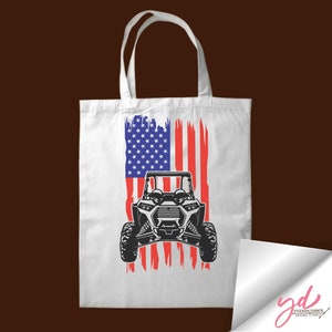 USA Flag ATV SVG: Offroad Vehicle Clipart (Digital Files) image 5