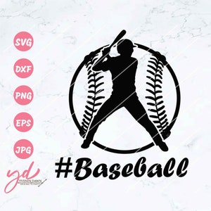 Baseball Svg | Sports Svg | Baseball Clipart | Baseball Sport svg | Baseball Png | Baseball Vector | Baseball Player Svg | Baseball Cutfiles