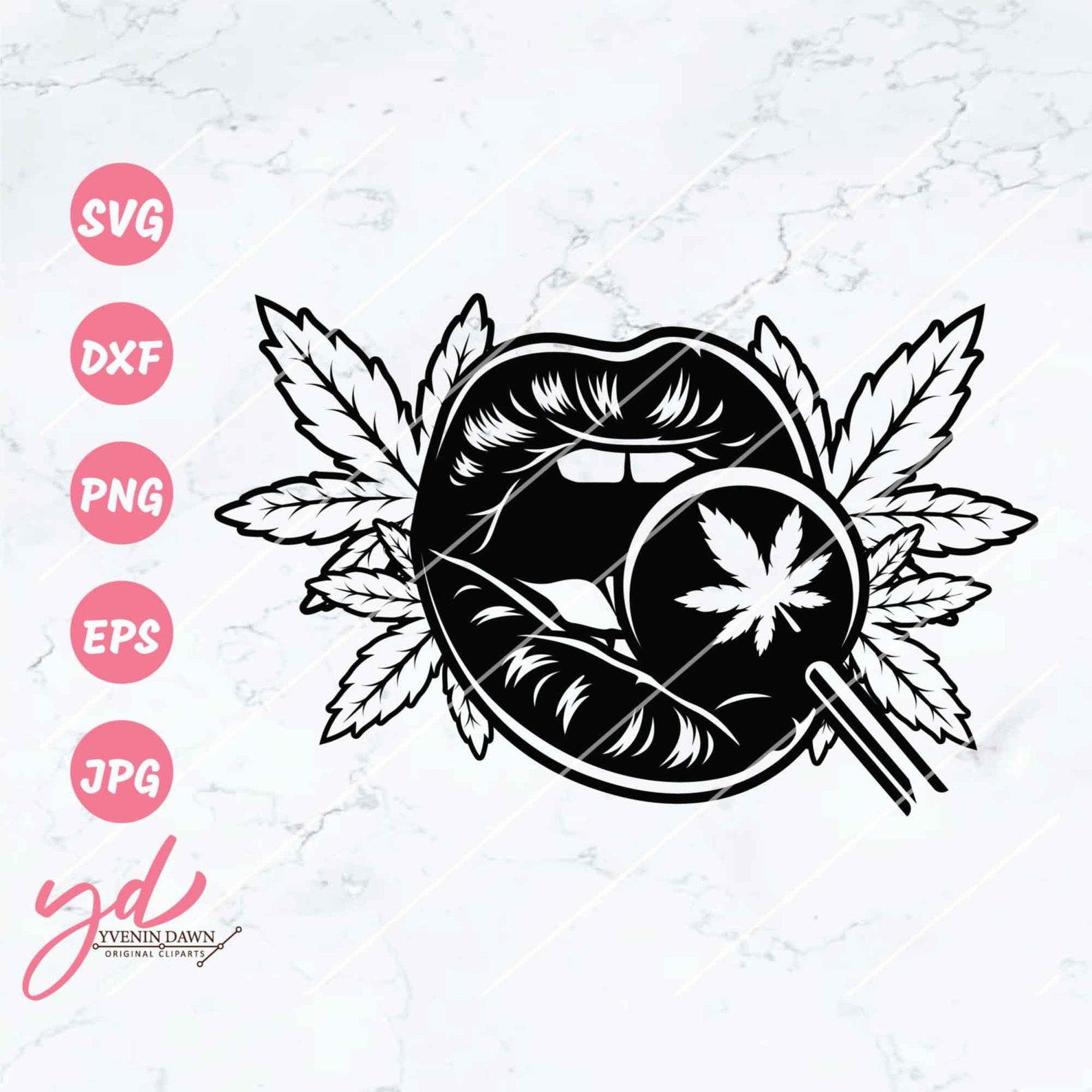 Sexy Lips Biting Weed Candy Svg Weed Svg Sexy Lips Svg | Etsy