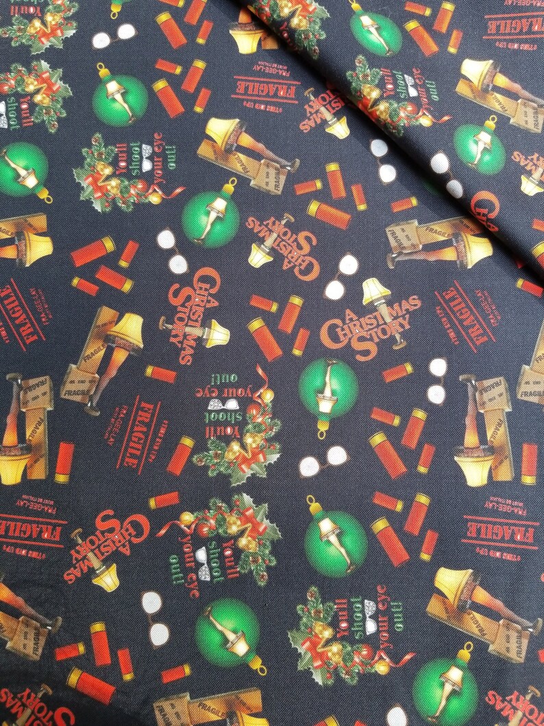 A Christmas Story crisp Cotton Fabric Etsy