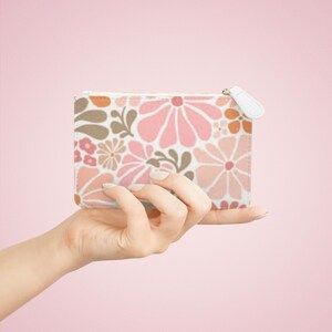 Floral Mini Clutch Bag with Vibrant Pattern, Perfect for Parties, Weddings, Everyday Use, Gift for Her, Travel Organizer