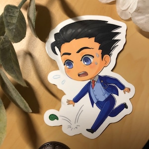 Phoenix Wright Dual Destinies Vinyl Sticker