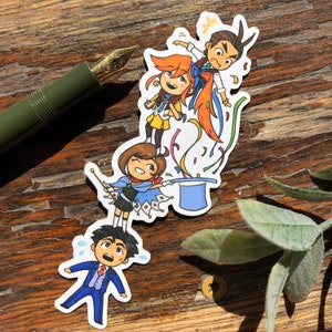 Adesivo in vinile Fanart Dual Destinies di Wright Anything Agency