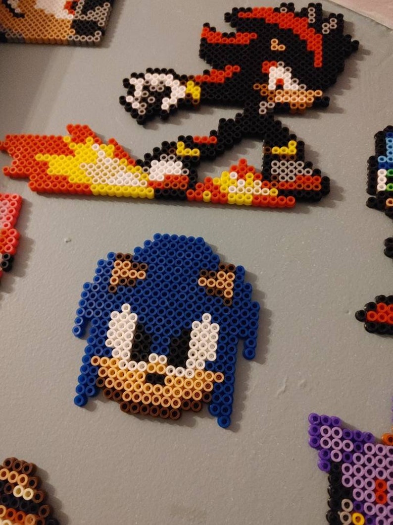 Sonic The Hedgehog And Others Perler Beads Etsy Il 794xN.3813590501 Me6k