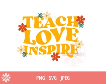 Teacher SVG, Teacher Clip Art, Teacher Sublimation File, Back to School svg, Teacher Life Svg, Retro Teacher svg, School svg