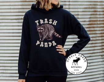 Felpa con cappuccio Trash Panda, Felpa con cappuccio Raccoon, Maglietta divertente Raccoon, Casa del procione, Sussurratore di procioni, Salvataggio animali, Maglietta divertente Trash Raccoon/Racoon