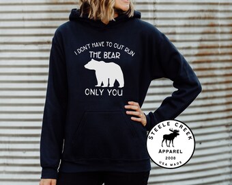 Funny Camping Hoodie, Bear Hoodie, Cute Camping Hoodie, Sarcastic Camping Hoodie, Camper Dad Sweatshirt, Camper Mom Hoodie, Nature Lover