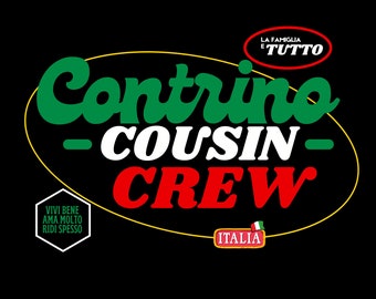 Camiseta personalizada para primos, camiseta a juego para primos, camiseta de reunión familiar, reunión familiar italiana, camisetas de fiesta familiar, regalo para primos