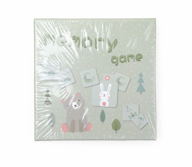 Cardboad Memory Game Cardboard Memory Game Animals. - Etsy