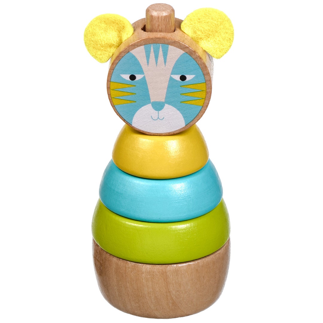 Cat Stacker - Educational Wooden Toy. - Etsy