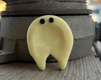 Nightcrawler Polymer Clay Worry Stone, Glow in the Dark, Keychain Option