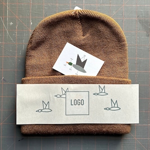 Mallard Beanie Stencil and Color Guide