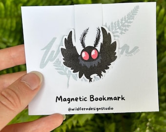 Mothman Magnetic Bookmark, Cryptid Creature