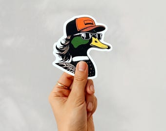 Mullet Mallard Sticker