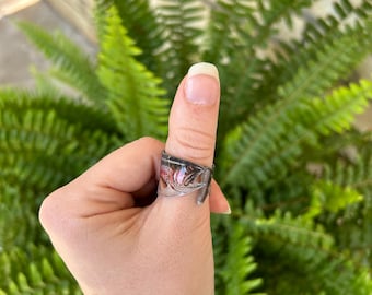 Trout Ring, Rainbow Trout Ring, Trout Thumb Ring, Fishing Jewelry, Fishing Lure Jewelry