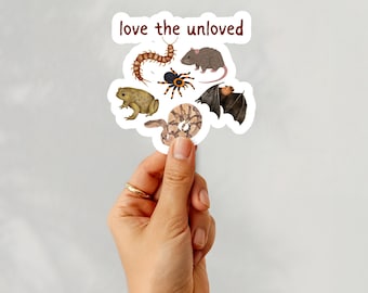Love the Unloved Animals Sticker